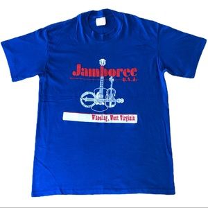 Vtg 80s JAMBOREE USA Shirt Country Music NEW XL